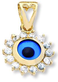 Beelo Gold 14K Altın Nazar Kolye Ucu