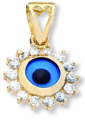 Beelo Gold 14K Altın Nazar Kolye Ucu