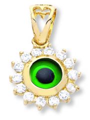 Beelo Gold 14K Altın Nazar Kolye Ucu