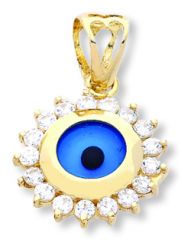 Beelo Gold 14K Altın Nazar Kolye Ucu