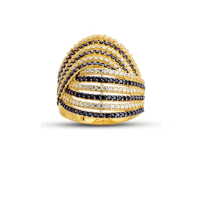 Beelo Gold 14K Altın Tasarım Yüzük BGAZ461