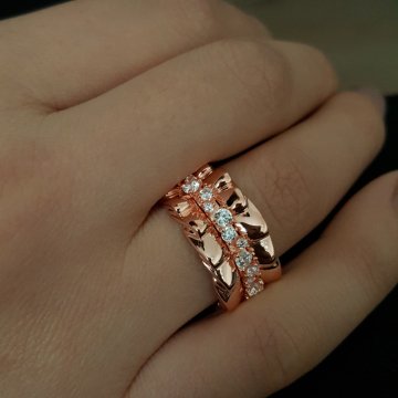 Beelo Silver  925K Gümüş Tasarım Yüzük