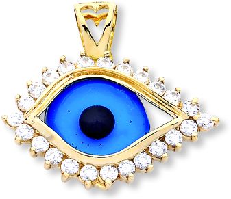 Beelo Gold 14K Altın Nazar Göz Kolye Ucu