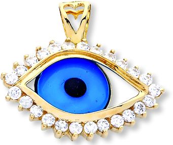 Beelo Gold 14K Altın Nazar Göz Kolye Ucu