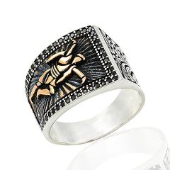Beelo Silver 925K Gümüş Efe  Erkek Yüzük   BGEY275