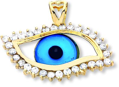 Beelo Gold 14K Altın Nazar Göz Kolye Ucu
