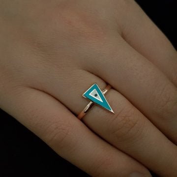 Beelo Silver  925K Gümüş Tasarım Yüzük