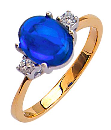 Beelo Gold 14K Altın Renkli Taşlı Yüzük