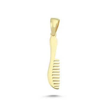 Beelo Gold 14K Altın Tarak Kolye Ucu
