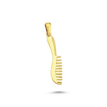 Beelo Gold 14K Altın Tarak Kolye Ucu