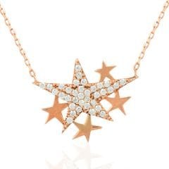 Beelo Silver 925K Gümüş Yıldız Kolye BSKL244