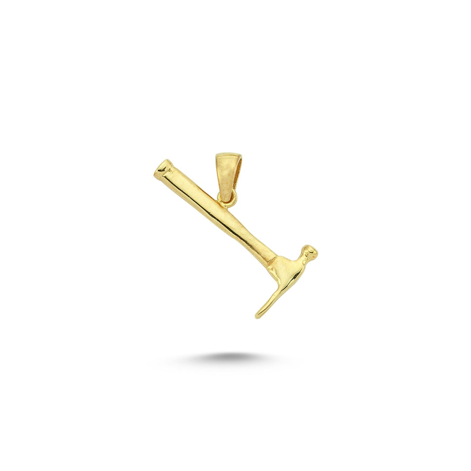 Beelo Gold 14K Altın Çekiç Kolye Ucu