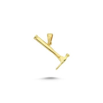 Beelo Gold 14K Altın Çekiç Kolye Ucu