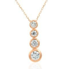 Beelo Silver Rose Altın K. 925K Gümüş Kolye BSKL249