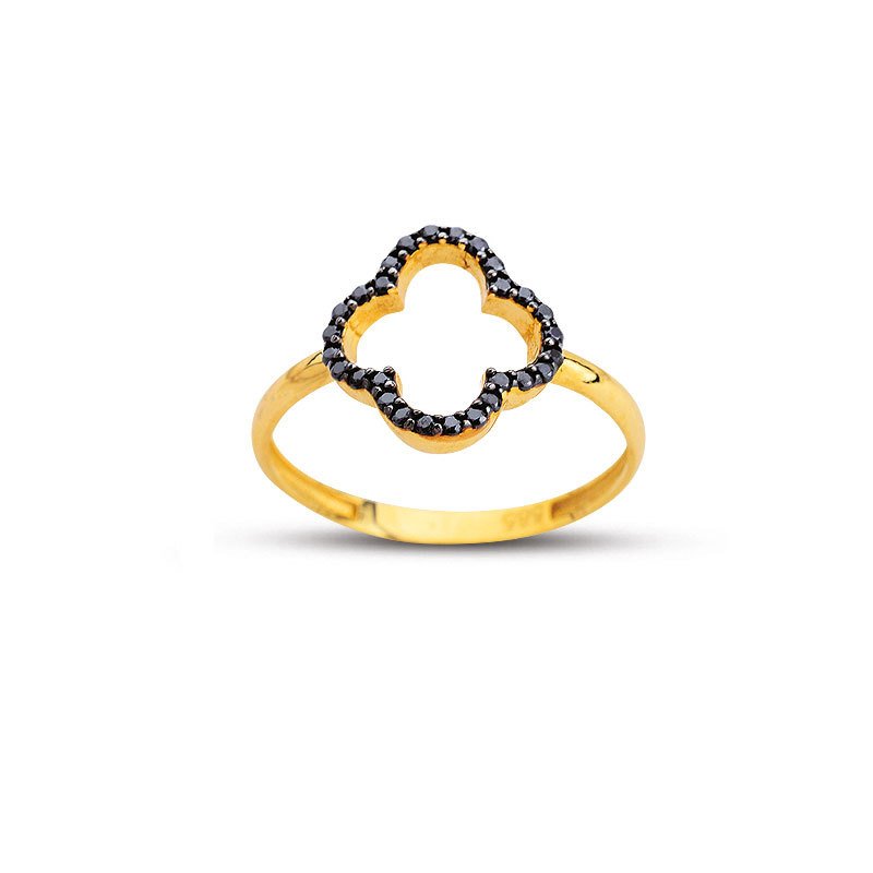Beelo Gold 14K Altın Tasarım Yüzük BGAZ539