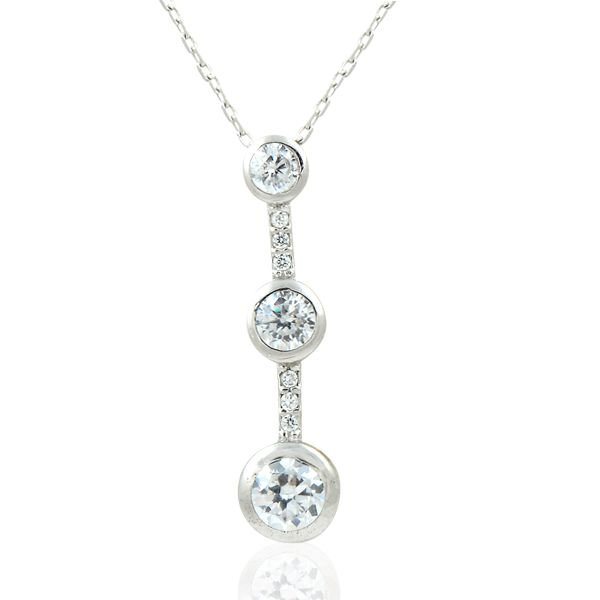 Beelo Silver 925K Gümüş Tria Kolye BSKL250