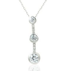 Beelo Silver 925K Gümüş Tria Kolye BSKL250