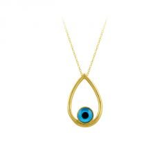 Beelo Gold 14K Altın Nazar Göz Kolye