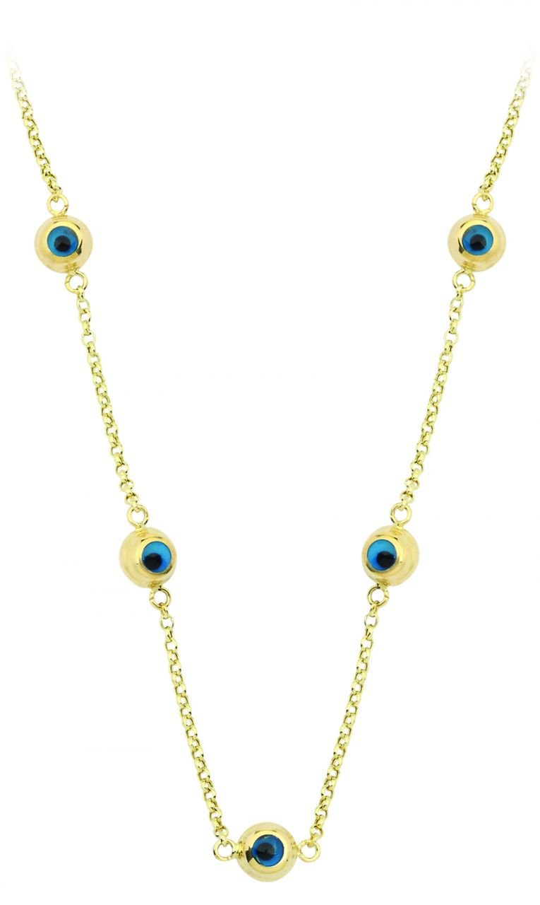 Beelo Gold 14K Altın Nazar Gerdanlık BGGG002