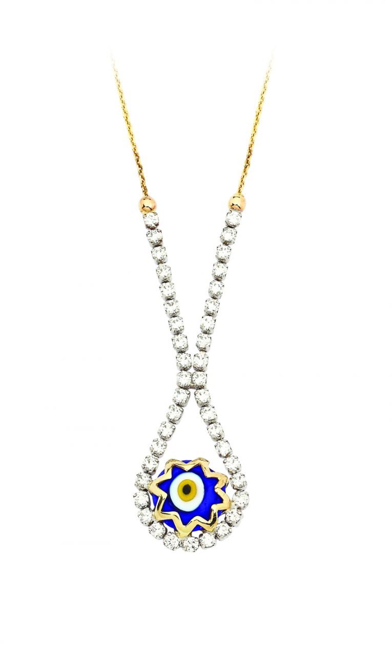 Beelo Gold 14K Altın Nazar Yıldız Gerdanlık BGGG003