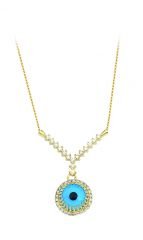 Beelo Gold 14K Altın Nazar Gerdanlık BGGG004