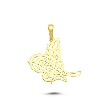 Beelo Gold 14K Altın Osmanlı Tuğra Kolye Ucu