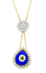 Beelo Gold 14K Altın Nazar Gerdanlık BGGG006