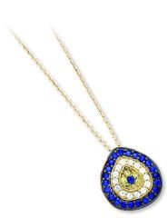 Beelo Gold 14K Altın Nazar Gerdanlık BGGSNY001