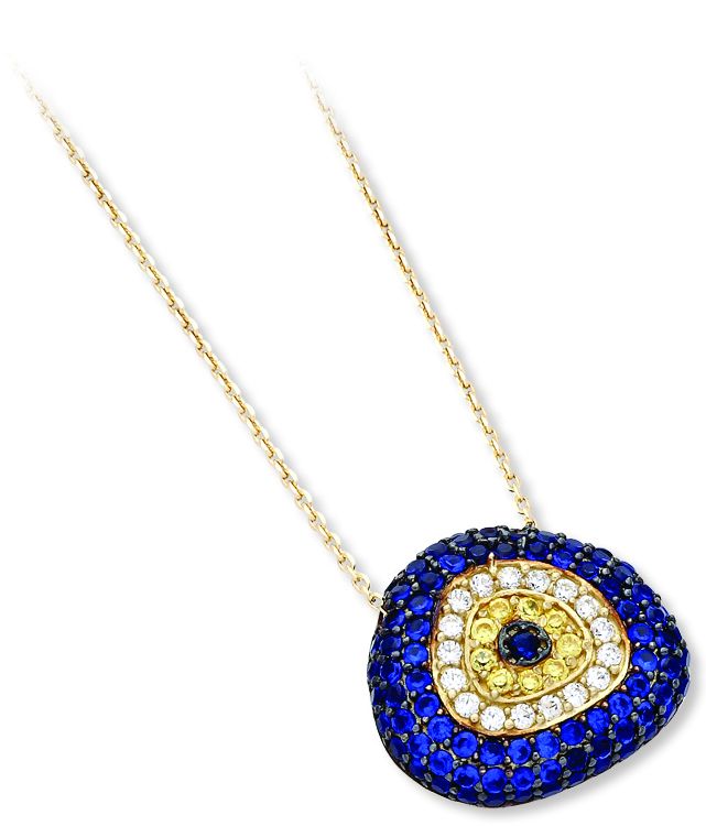 Beelo Gold 14K Altın Nazar Gerdanlık BGGSNY004
