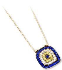 Beelo Gold 14K Altın Nazar Gerdanlık BGGSNY005