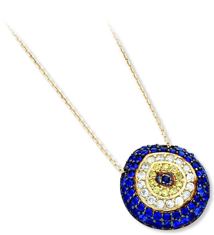 Beelo Gold 14K Altın Nazar Gerdanlık BGGSNY008