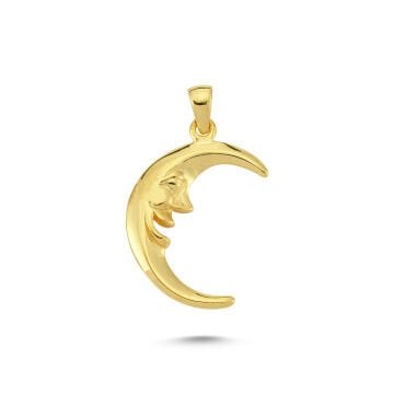 Beelo Gold 14K Altın Ay Dede Kolye Ucu