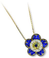 Beelo Gold 14K Altın Nazar Papatya Gerdanlık BGGSNY018
