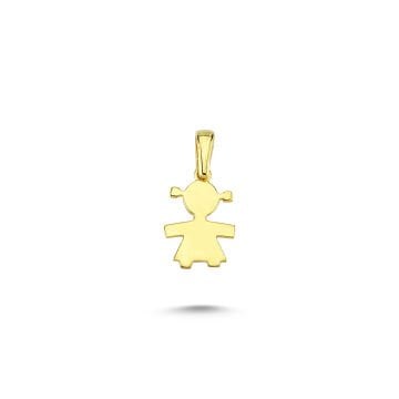 Beelo Gold 14K Altın Kız Çocuk Kolye Ucu