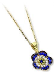 Beelo Gold 14K Altın Nazar Papatya Gerdanlık BGGSNY020