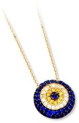 Beelo Gold 14K Altın Nazar Gerdanlık BGGSNY021
