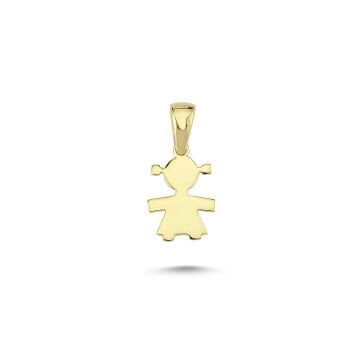 Beelo Gold 14K Altın Kız Çocuk Kolye Ucu