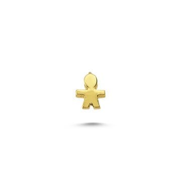 Beelo Gold 14K Altın Erkek Çocuk Kolye Ucu