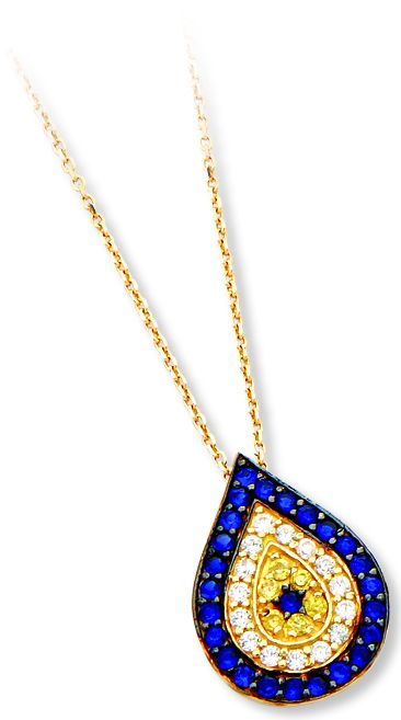 Beelo Gold 14K Altın Nazar Gerdanlık BGGSNY023