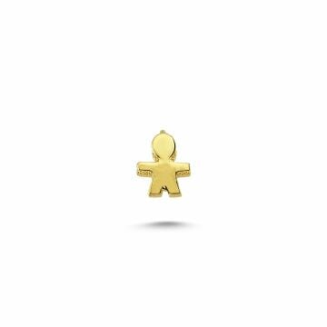 Beelo Gold 14K Altın Erkek Çocuk Kolye Ucu