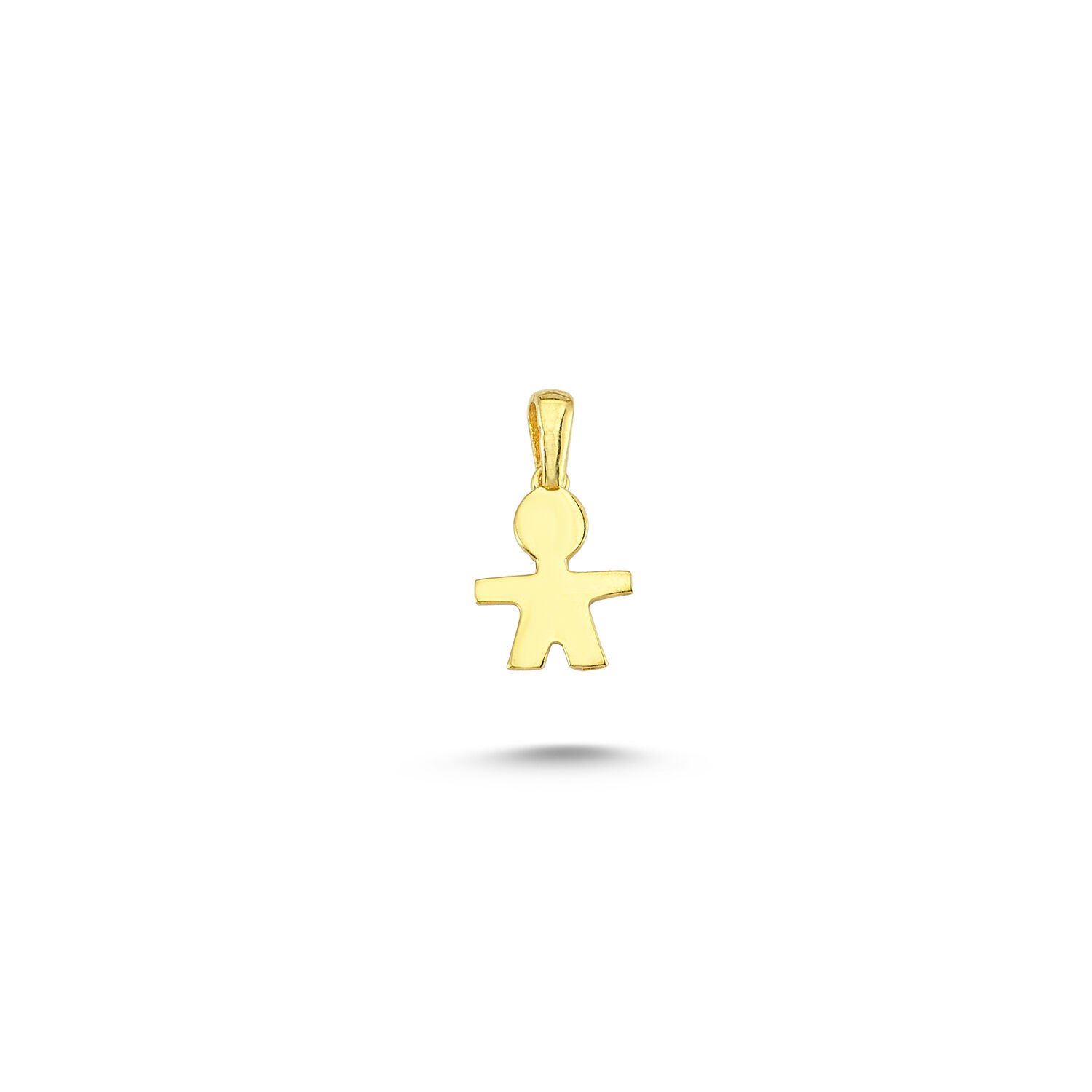 Beelo Gold 14K Altın Erkek Çocuk Kolye Ucu