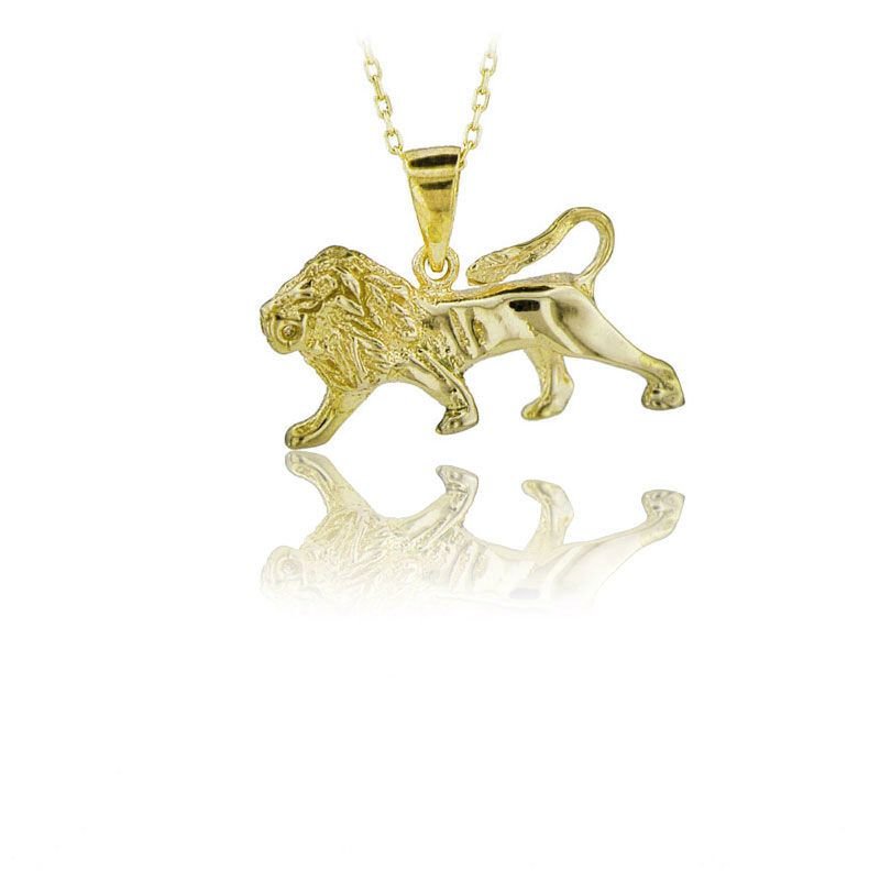 Beelo Gold 14K Altın Aslan Kolye