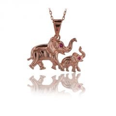 Beelo Gold 14K Altın Fil Kolye