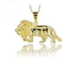 Beelo Gold 14K Altın Aslan Kolye