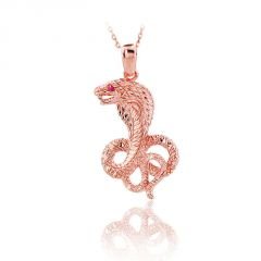 Beelo Gold 14K Altın Kobra Yılanı Kolye