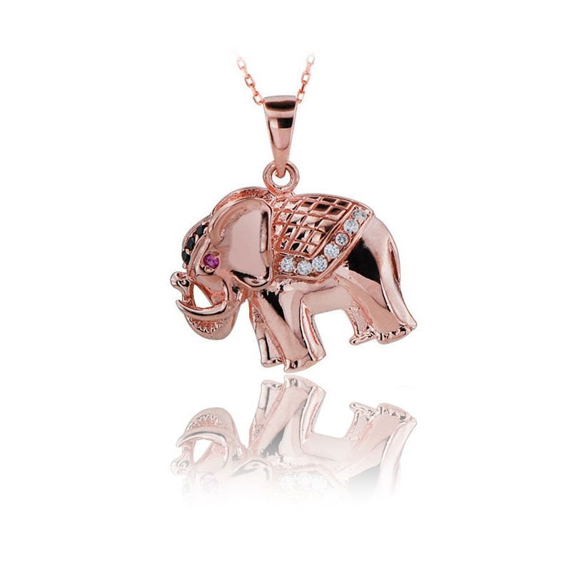 Beelo Gold 14K Altın Fil Kolye