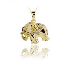 Beelo Gold 14K Altın Fil Kolye