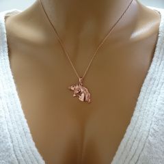 Beelo Gold 14K Altın At Kolye