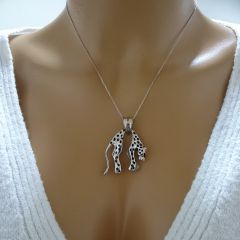 Beelo Gold 14K Altın Leopar Kolye