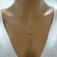 Beelo Gold 14K Altın Arı Kolye